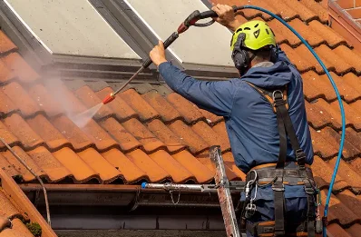 Démoussage et hydrofuge de toiture aux Églisottes-et-Chalaures